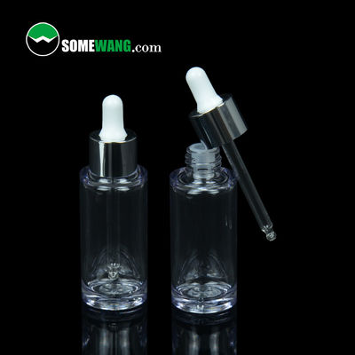 Bottiglia di olio essenziale vuota della bottiglia 10ml 30ml 40ml del contagoccia di PETG con il contagoccia della metropolitana di compressione