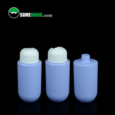 Spalla piana su misura dell'HDPE di colore intorno all'imballaggio cosmetico della lozione della bottiglia inferiore 300ml 400ml